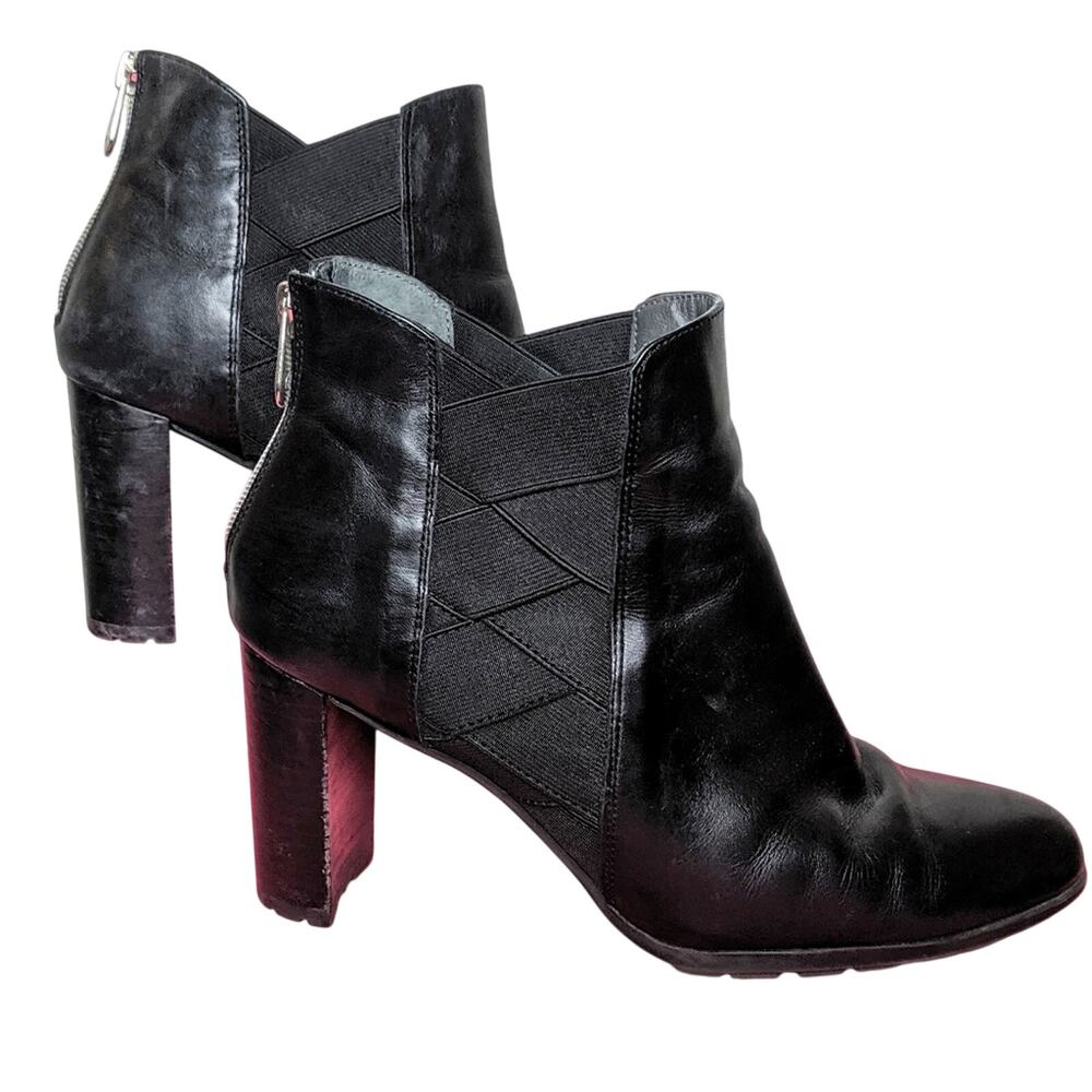Adrienne Vittadini Trinie XI black bootie sz 8